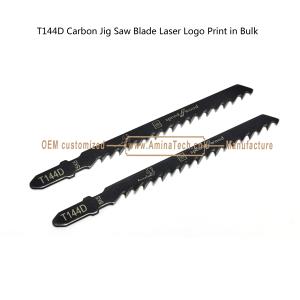 China T144D Carbon Jig Saw Blade Laser Logo Print in Bulk size:100mmx8x6T, Cutting Wood,Reciprocating Saw Blade factory
