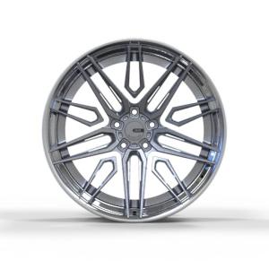 China JWL Two Piece Forged Wheels 5x130 PCD ET51 19 Inch Deep Concave factory