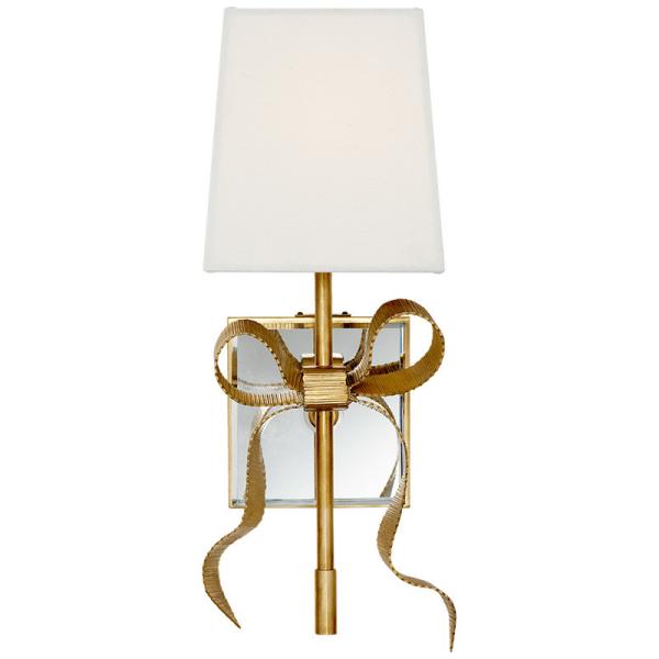 Wall Mount Outdoor Decorative Lamp in Antique Burnished Brass