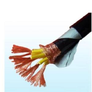 China PVC Insulation Steel tape Armoured Control Cable KVV22 450/750V in black color factory