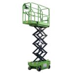 MX390R 240kg Load Self Propelled Mini Scissor Lift Swivel Wheels Low Noise
