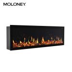 47inch Electric Fireplace Flush With Wall Heating Bottom Air-Outlet Living Room