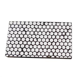 China Anti Impact Alumina Ceramic Liner Rectangular Ceramic Rubber Composite Liner factory