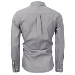 Flannel Custom Business Shirts Uniform Regular Fit Cotton Lining Fashionable