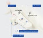 Korean style U shape electric smart toilet bidet plastic wc toilet cover seat