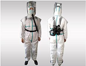 China High Efficiency Bioaerosol Tpu Positive Pressure Protective Hood factory