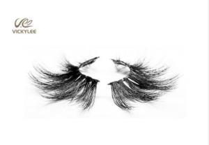 China Long Wispy Soft 23mm 6D Eyelash Extensions For Daily Makeup factory