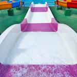 Length 28m Family Fun Water Slide Wide Water Slide Customizable