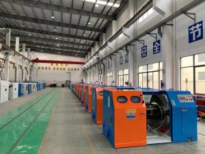 China 0.04-2.52mm Copper Conductor Wire Making Twisting Bunching Machine factory