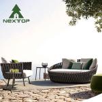 Bedroom Garden Line Daybed Lounger Bed Outdoor Furniture Rattan Bed