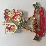 Professional metal carnival lapel pin/carnival pins/carnival lapel pin badge IMK