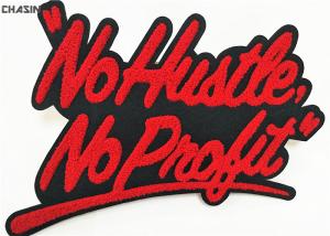 China Commercial Slogan Letterman Patches Lightweight Good Washing Resistance factory