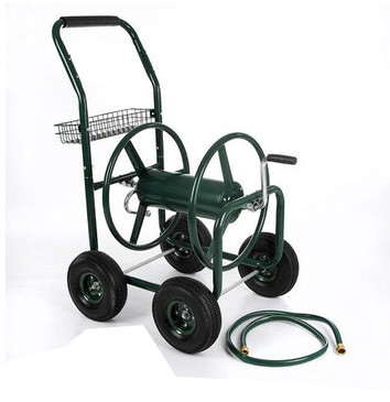 Convenient Garden Hose Reel Cart easy Maintenance Hose Cart With Wheels
