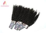 Black Brazilian Hair Extensions / Deep Curly Hair Weave 2 Years Life Time