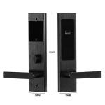 Noise Proof Hotel Smart Locks Half Auto Intelligent Smart Home Door Handle Lock