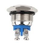 12mm 2 Pin Momentary Tactile Push Button Switch Flat Round IP68