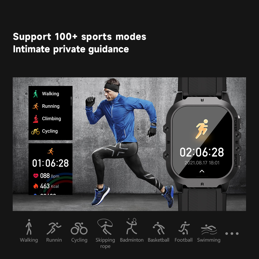 Sport Smart Watch C26 1.96 inch AMOLED large screen Use explosion-proof and drop-proof tempered glass