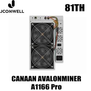 China Ethernet Interface Canaan Avalonminer A1166 Pro 81TH with 4 x 12038 FANs factory