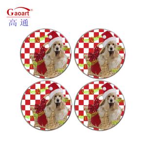 China Customized Logo Acceptable Design Cheese Cutting Board For Kitchen Wine Glass Coaster factory