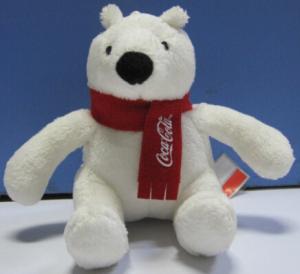 China Coca Cola Bear Polar Bear Plush Toys factory