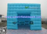 Sky Blue 5x5m Inflatable Tent For Advertising , 4 Season Outdoor Tent