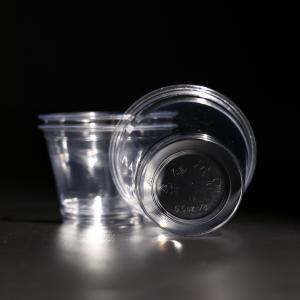 China Customized Printed Logo PET Cup Clear Plastic Cup For Cold Coffee factory
