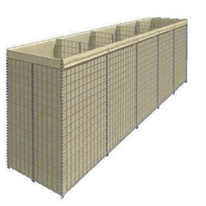 China Galvanized Sand Container Defense Hesco Barrier Wall By Welded Gabion Box factory