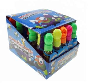 China Bird Shape Sour Spray Candy Beverage Spraying Sweets 25 ML 30 Bottles factory