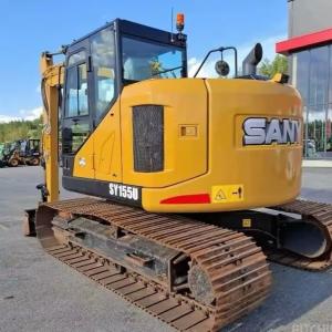 China Mini Hydraulic Used Sany Excavator SANY155U Old Construction Digger factory