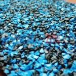 Colorful EPDM Granules Flooring High Polymer Content For Playground / Yard