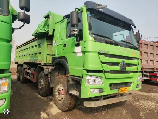 Second Hand Mitsubishi Fuso Dump Truck 8*4 With 371hp Engine 40ton Load For Sale