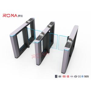Stainless Steel Bi - Directional Turnstile Security Gates With Fingerprint