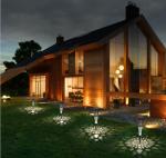 IP65 RGB Waterproof Solar Powered Garden Lights 300MAH For Outdoor