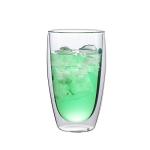 Hot sales glass cup heat-insulated double wall glass cup for tea and coffee