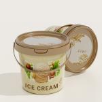 Round 300ml-5L IML Container for Peanut Butter Shea Butter Food Sauces Packaging