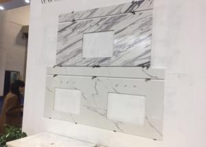 China Volakas White Engineered Stone Vanity Tops 22 X 37 X 3/4  For Bathroom on sale