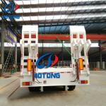- 3 Axles Detachable Lowbed Modular Lowboy Semi Trailer Equipment with Hydraulic
