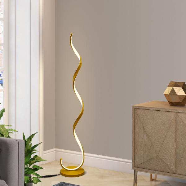 Modern Minimalist Living Room Sofa Vertical Floor Lamp Art Arc Smart Minimalist