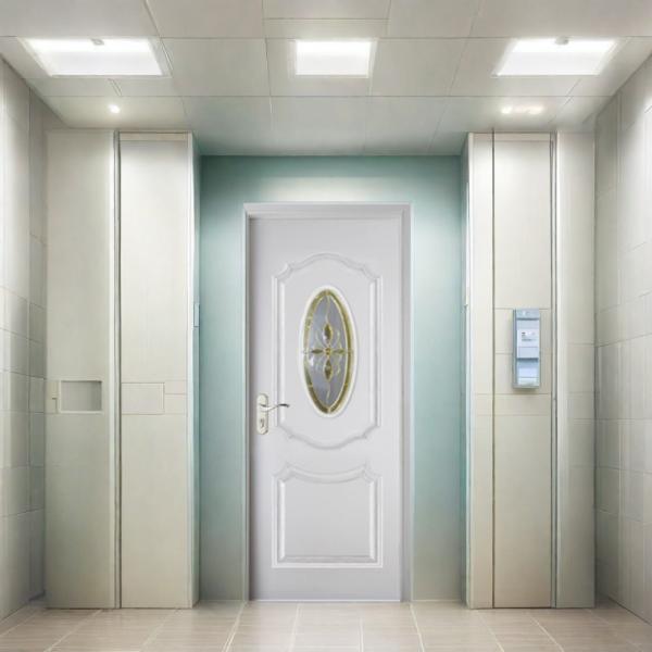 Natural Color and Environmentally Friendly Materials Juye WPC Door Painting WPC