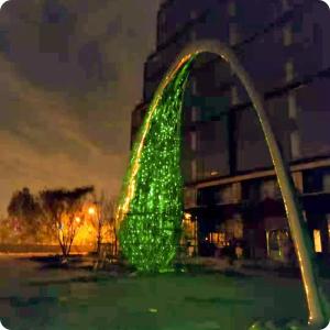 China Outdoor RGB LED Mesh Screen Waterproof full-color LED pixel screen factory