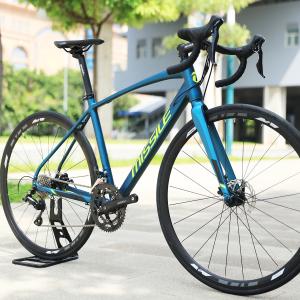 China 700C Hard Frame Road Bicycle 18 Speed Aluminum Alloy Frame Material 10.5 kg Weight factory
