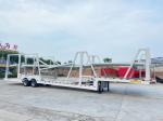 Self Dumping Double Deck Hauler Car Transport Truck Semi-Trailer With Air