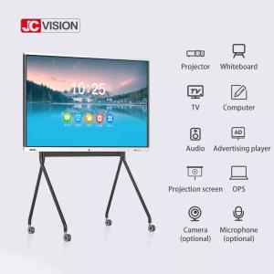 China Multi Touch Interactive Flat Panels Smart Board For Education Conference factory