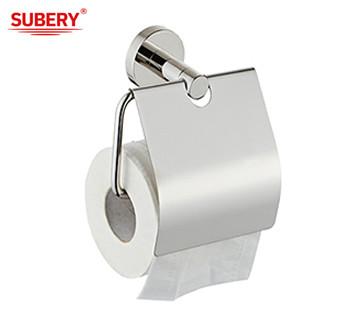 Bathroom accessories Single Toilet Roll Paper Holder SUS304 polished chrome OEM