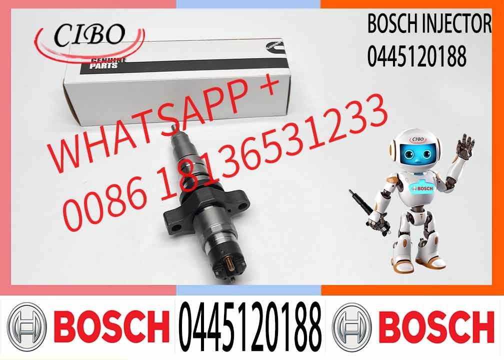 Cummins Fuel Injector 120 Series Common Rail High Pressure 0445120188 Nozzle Assembly Compatible For Cummins Engines
