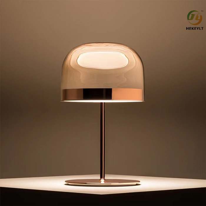 Portable Bedside Table Lamp Vertical Glass Living Room Floor Lamp 15w