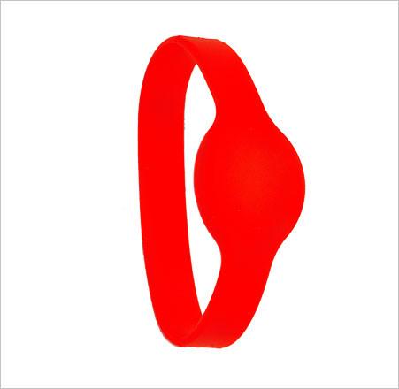 Durable Passive G01 Oval Shaped Watch-dia RFID Chip Silicone Wristband or