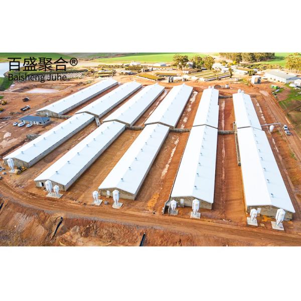 Hot Dip Galvanised Steel Cow Goat Horse Arena Cattle Sheep Shed for Poultry