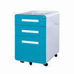 Round Edge Under Desk cold rolled Steel Mobile Pedestals