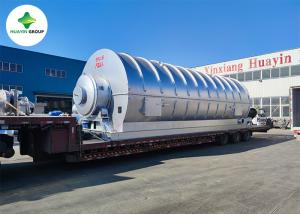 China Huayin Small Waste Plastic Pyrolysis Plant With High Efficiency 30t factory